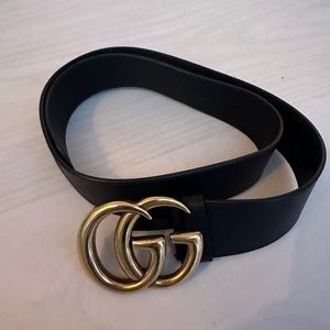 Gucci large buckle belt